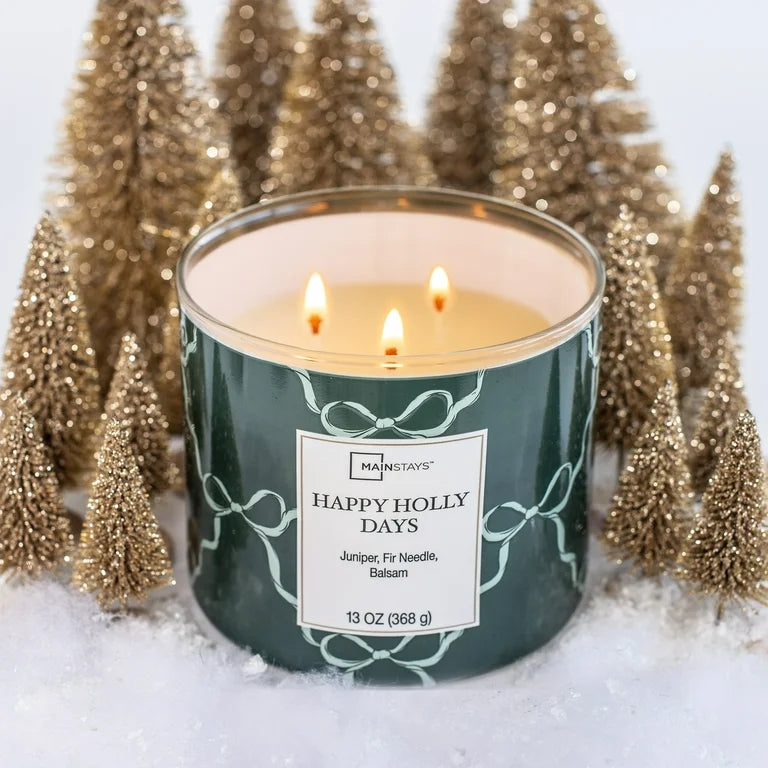 Happy Holly Days Vela Aromática (Navidad 2025)
